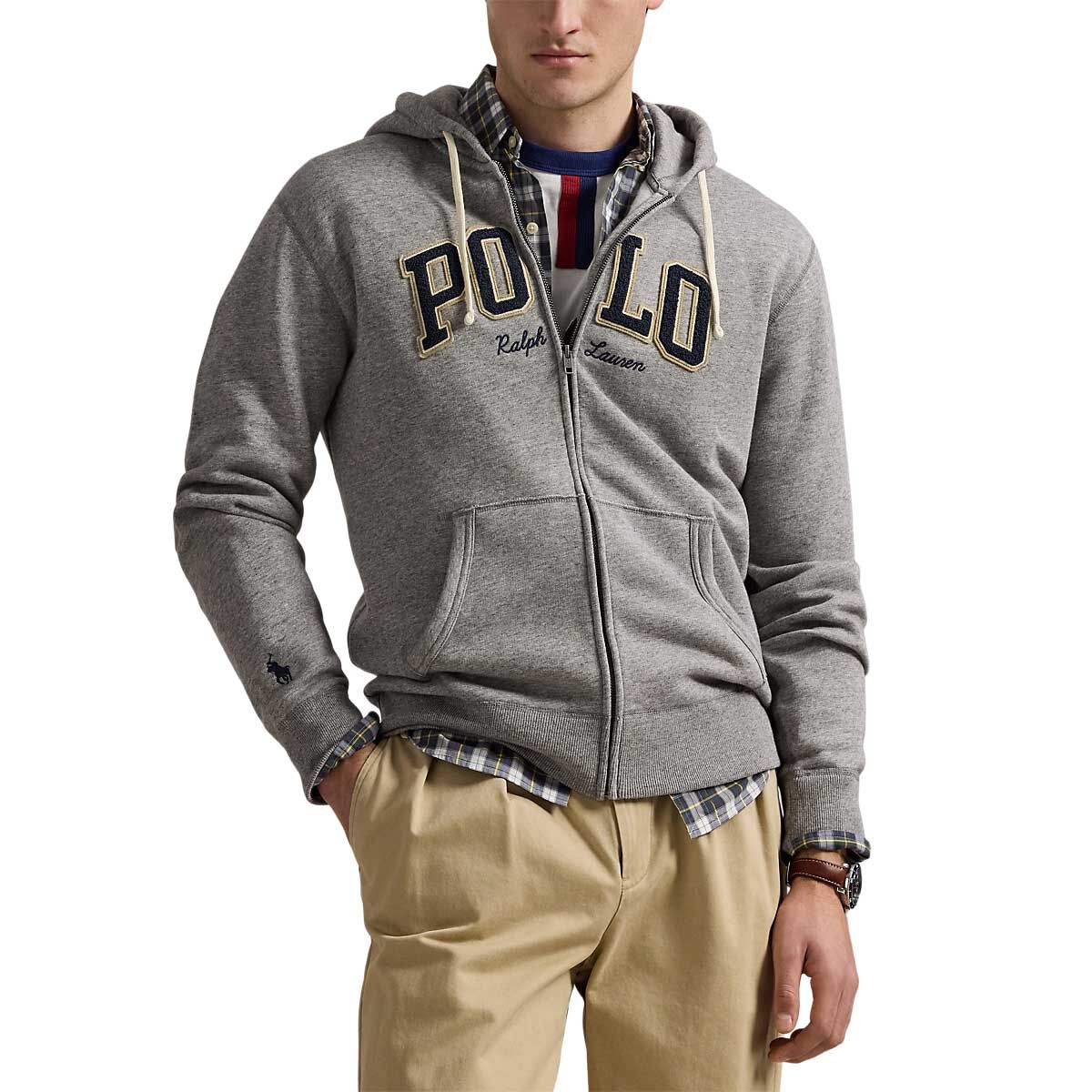 トップス Polo Ralph lauren zip hoodie Polo Ralph Lauren Logo Fleece Full-Zip Hoodie | Ballantynes
